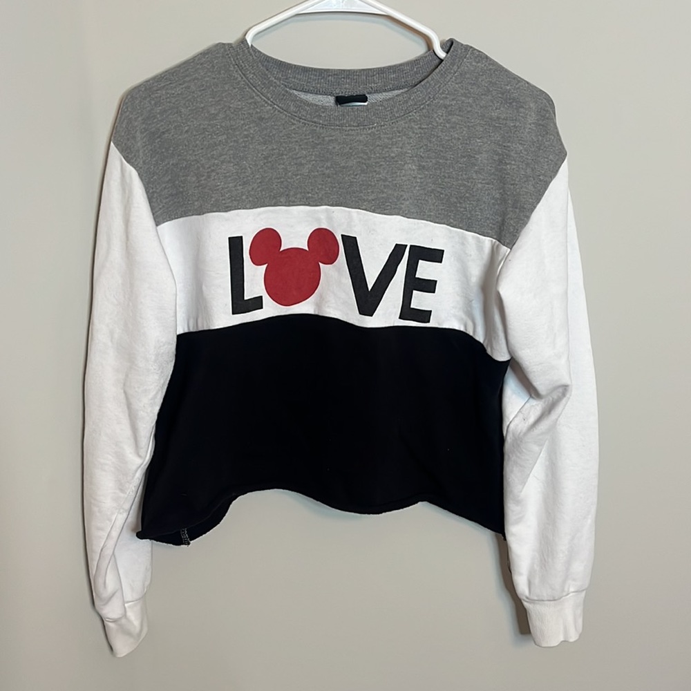 Disney Cropped Sweatshirt